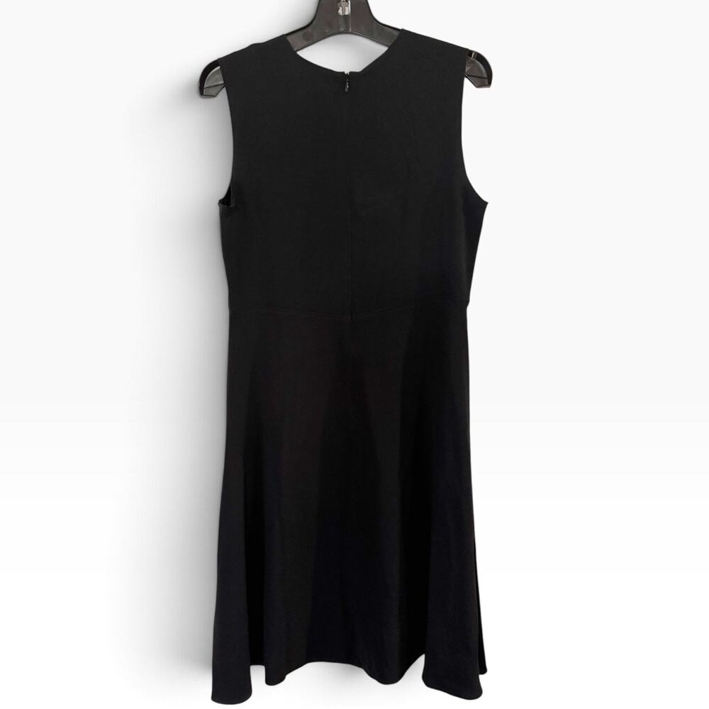 Joseph Black Sleeveless Midi Dress Size 42 US 10